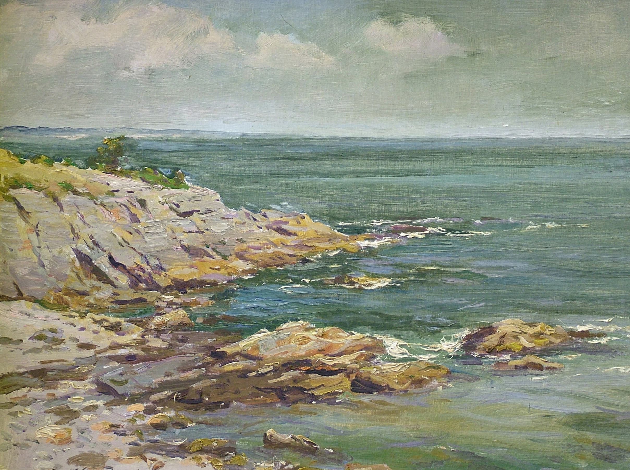 Каменистый берег моря