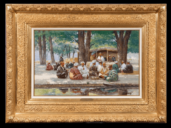 Туркестанский мотив. Чайхана.