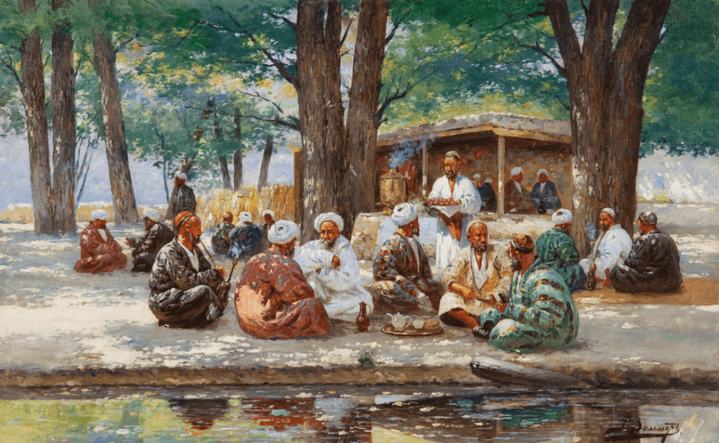 Туркестанский мотив. Чайхана. - изображение 2