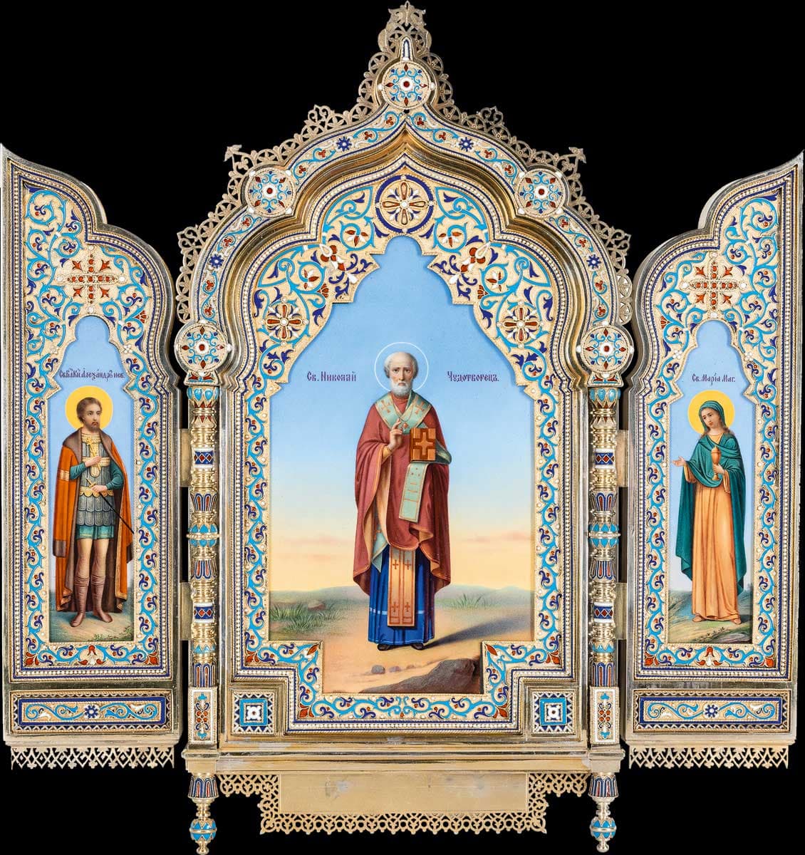 Выставка “Иконы-складни императорской семьи в Центральном музее древнерусской культуры и искусства имени Андрея Рублёва до 11 февраля