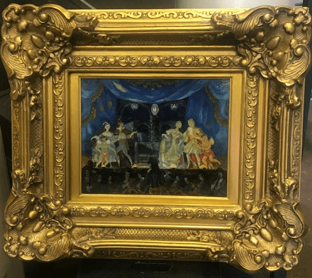 Театральная сцена: финал “Женитьбы Фигаро”