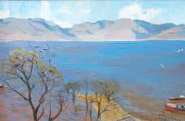 Молодое море (эскиз к части триптиха "По заветам Великого Ленина")