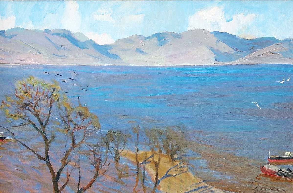 Молодое море (эскиз к части триптиха “По заветам Великого Ленина”)