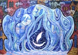 Эскиз декорации к спектаклю Хрустальный башмачок (2)