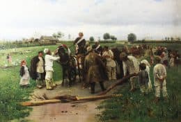 Застава на пути свадебного поезда