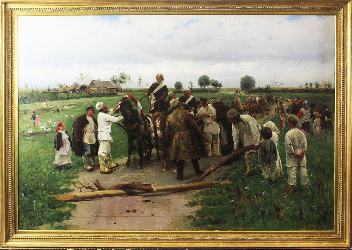 Застава на пути свадебного поезда