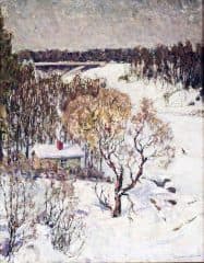 На Академической даче. Зима