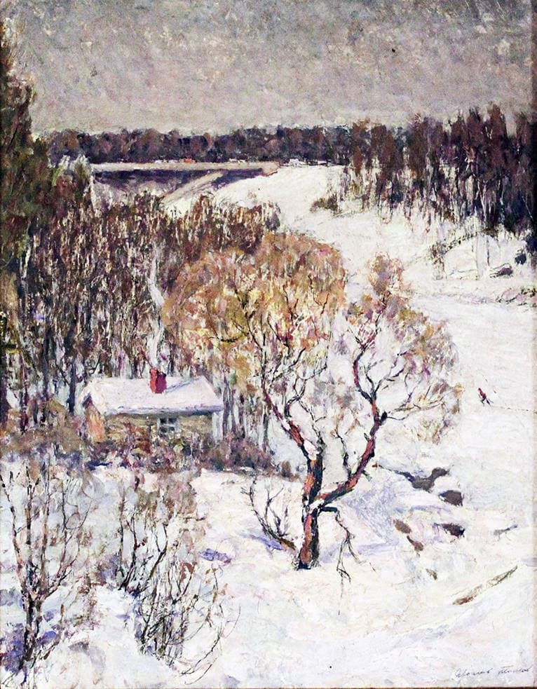 На Академической даче. Зима