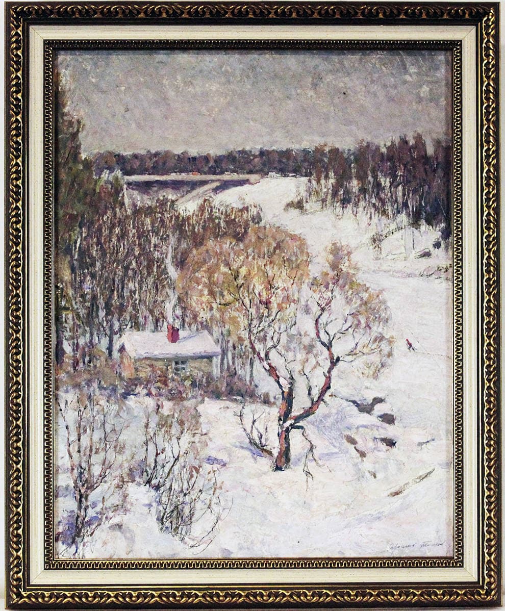 На Академической даче. Зима