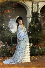 Дама с зонтиком