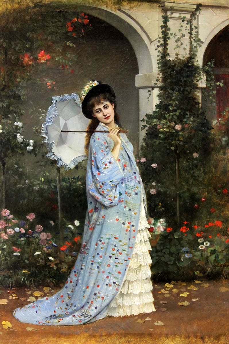 Дама с зонтиком