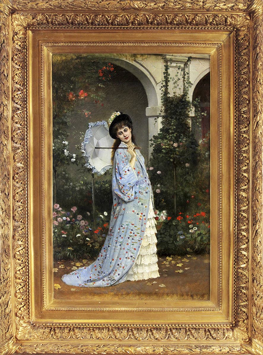 Дама с зонтиком