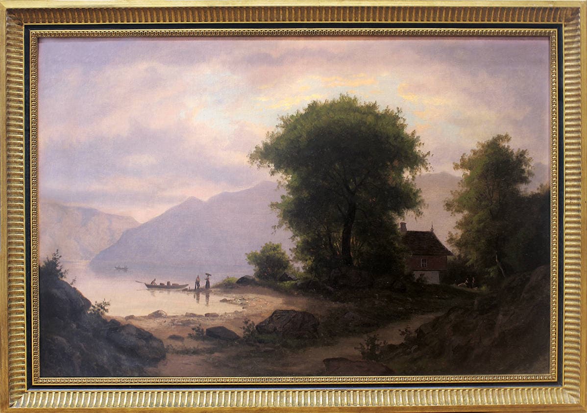 Закат солнца на Бриенцском озере