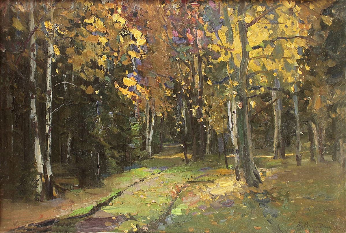 Дорога в лесу