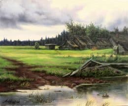 Деревенский пейзаж