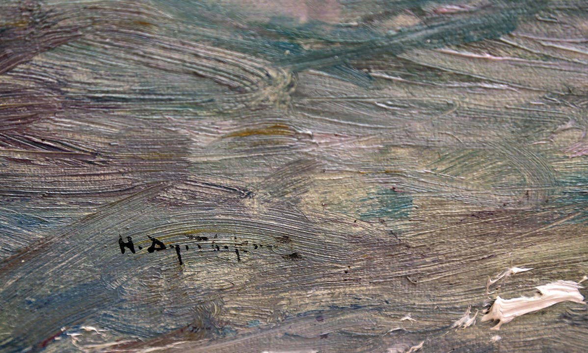 Ветреный день на море. Парусники