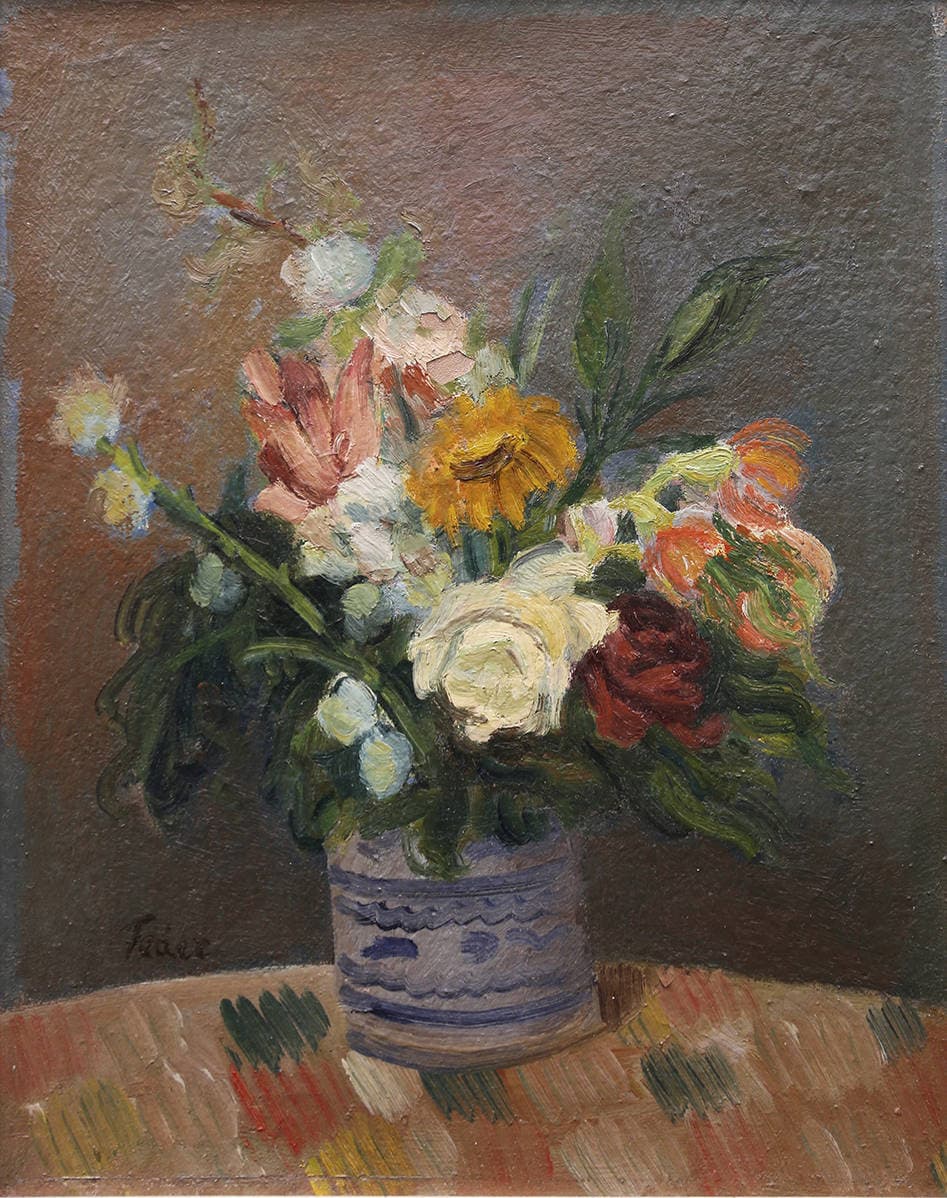 Натюрморт с букетом цветов