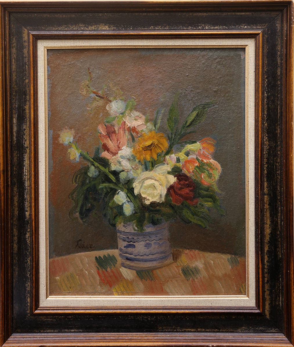 Натюрморт с букетом цветов