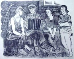 На завалинке