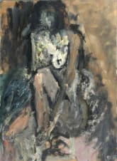 Экспрессивная модель в коричневом пространстве