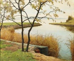 Осенний пейзаж. Залив.