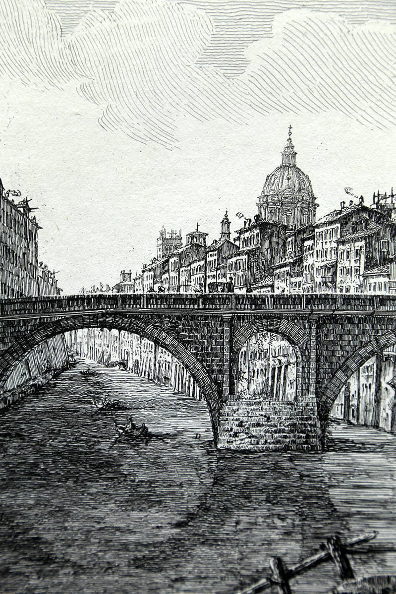 Вид острова Тиберина в Риме