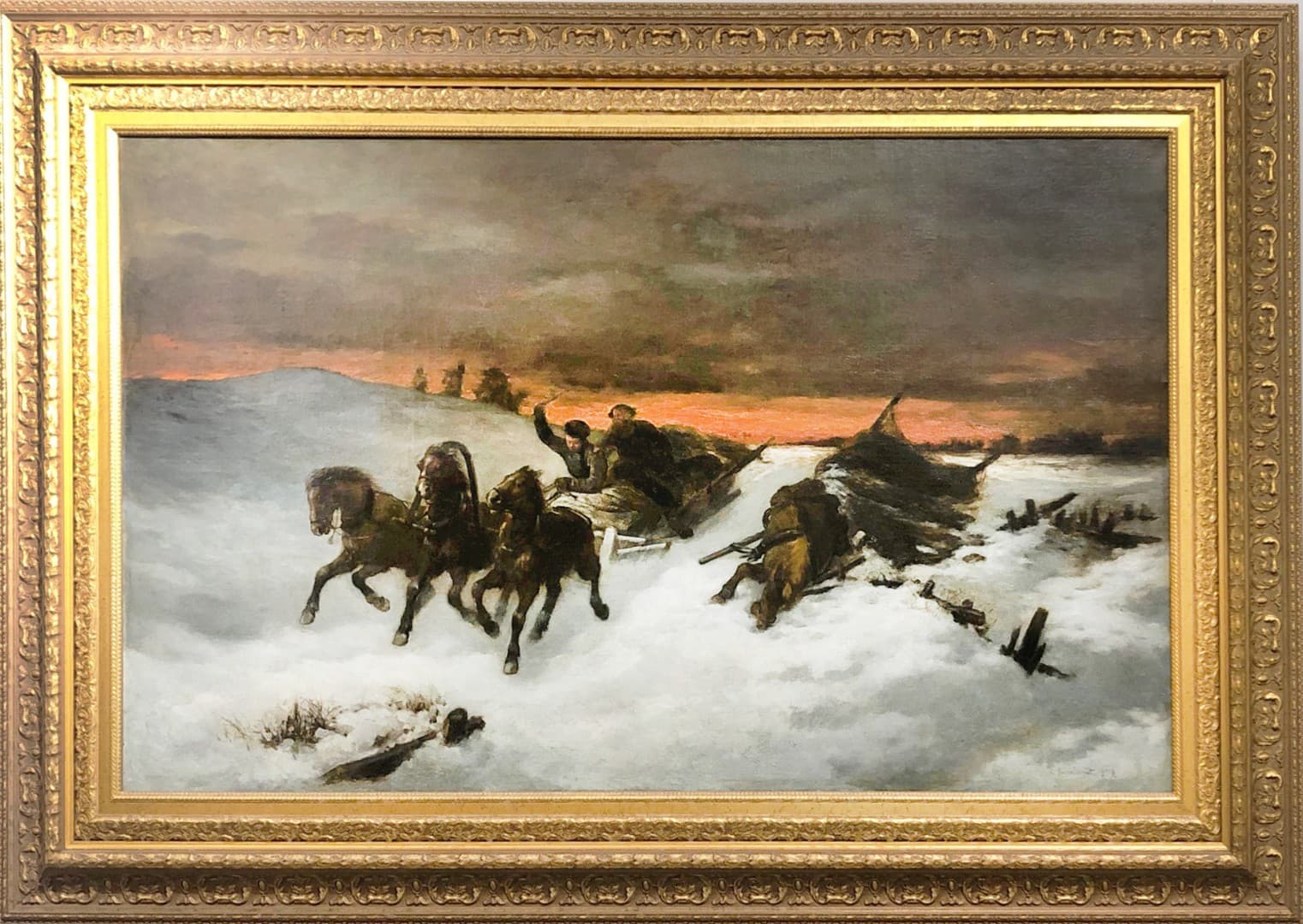 Происшествие на зимней дороге