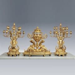 Каминный гарнитур в стиле французского неоклассицизма