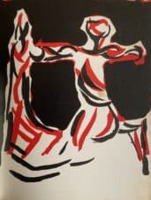 Литография «Рыцарь»