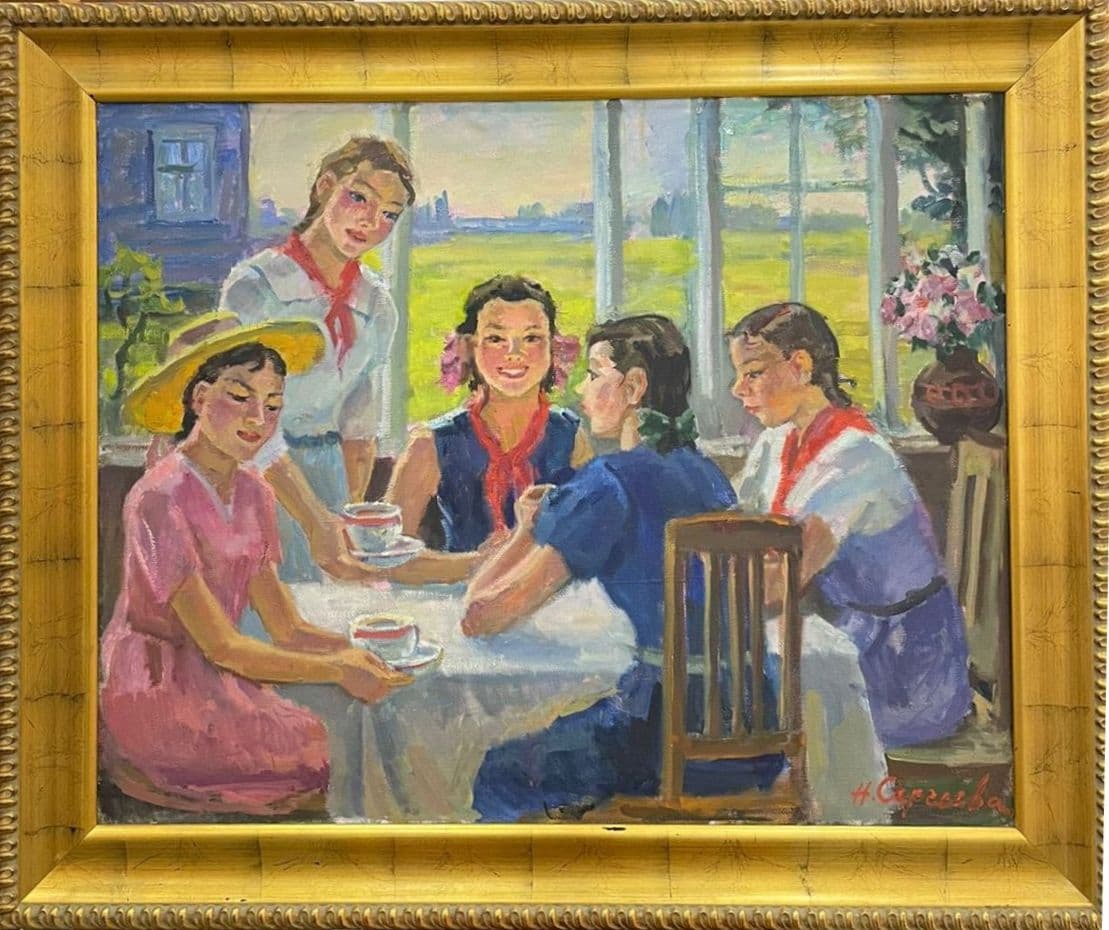 В пионерской комнате