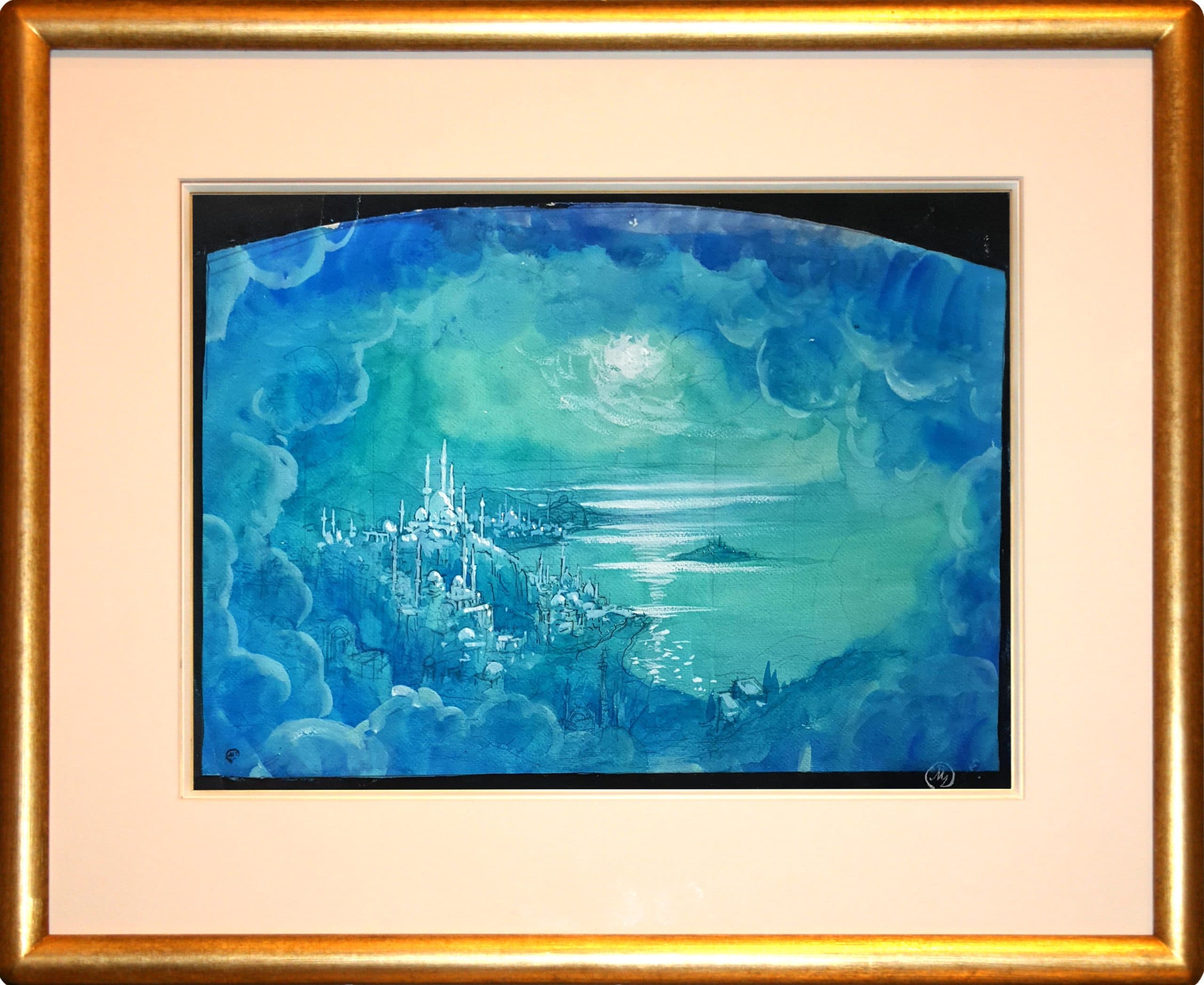 Эскиз театрально декорации