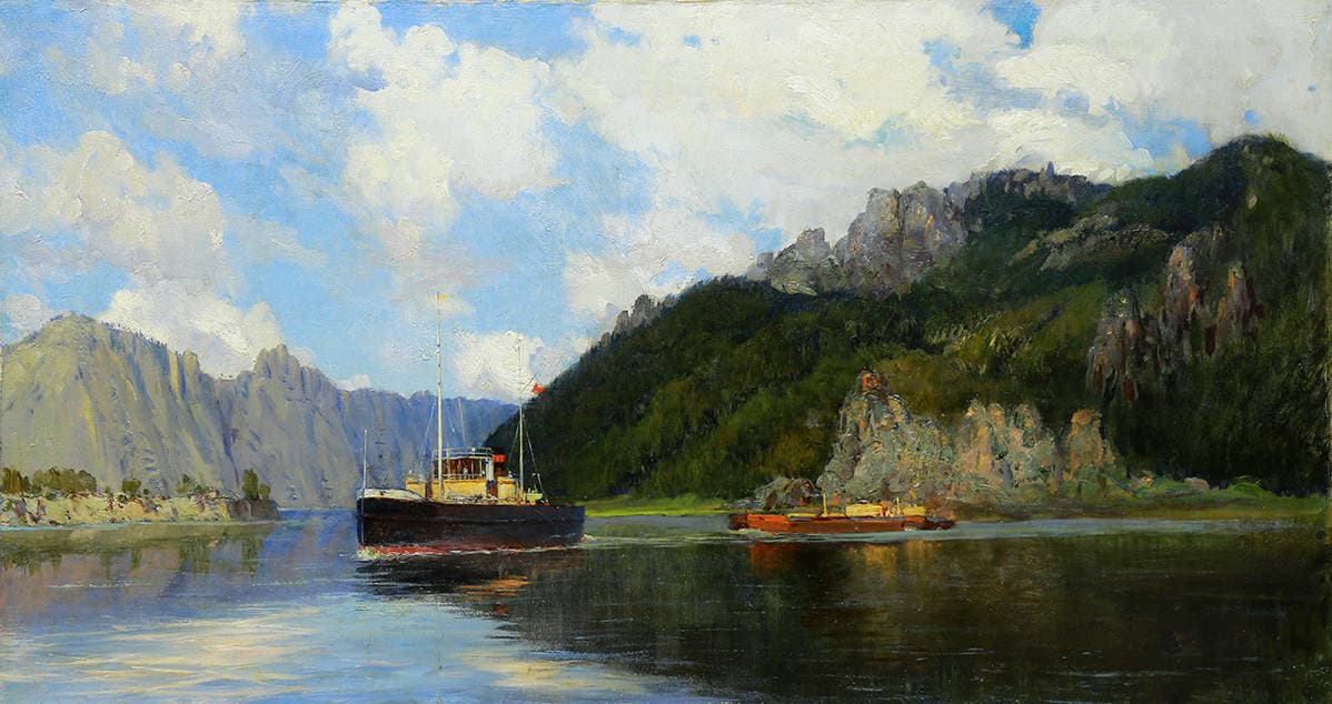 На перекате. Енисей