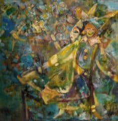 Голубой натюрморт шута