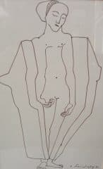 Обнаженный женский торс