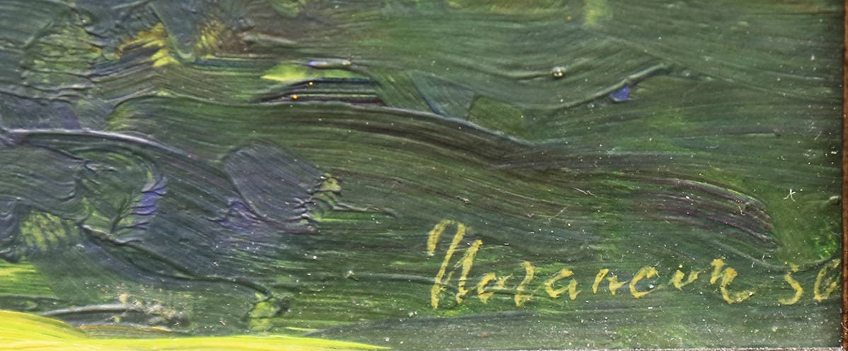 На пленэре в летнем парке