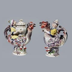 Сосуды для уксуса(масла) и горчицы из сервиза графа Брюля