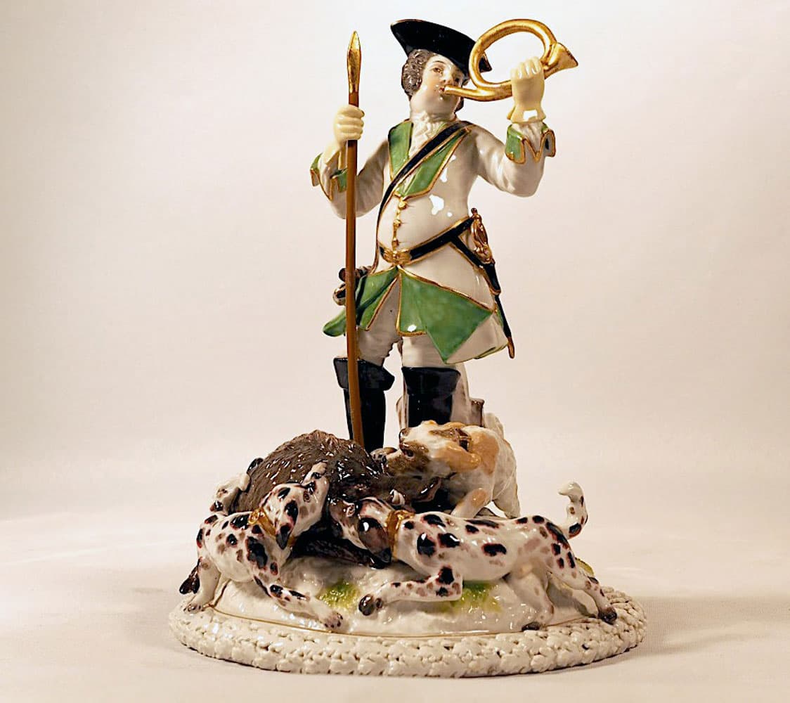 Композиция «Охотник с собаками. Травля кабана»