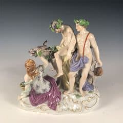 Фарфоровая композиция «Силен верхом на осле»