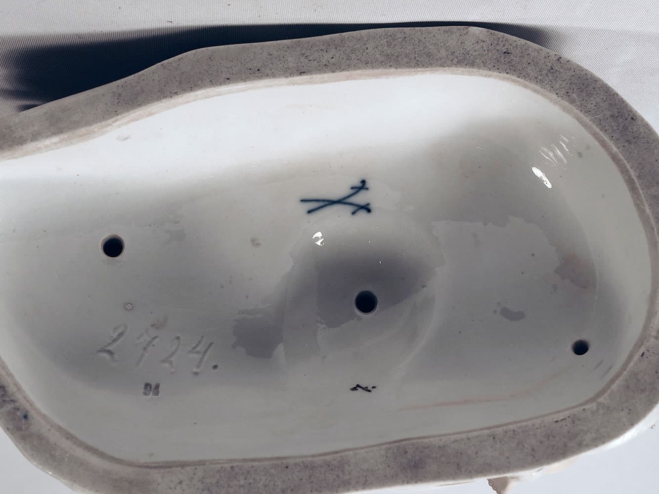 Фарфоровая композиция «Силен верхом на осле»