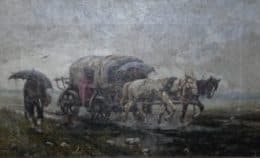 Еврейская фура в дороге