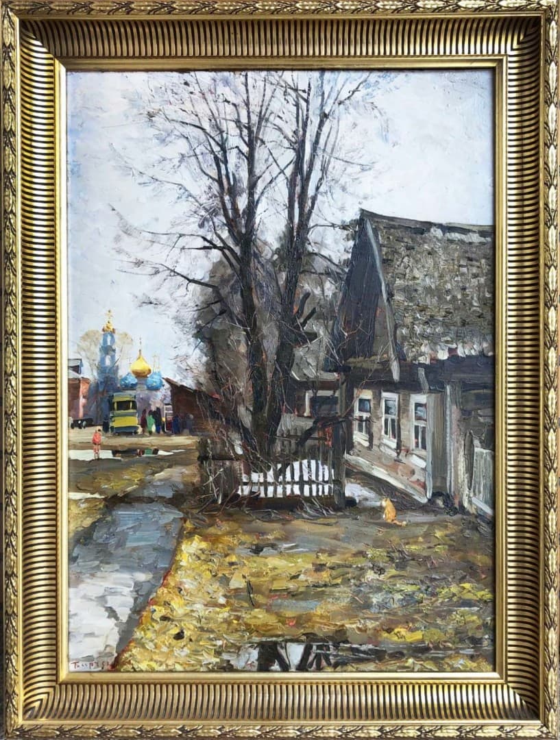 Снег стаял. Загорск