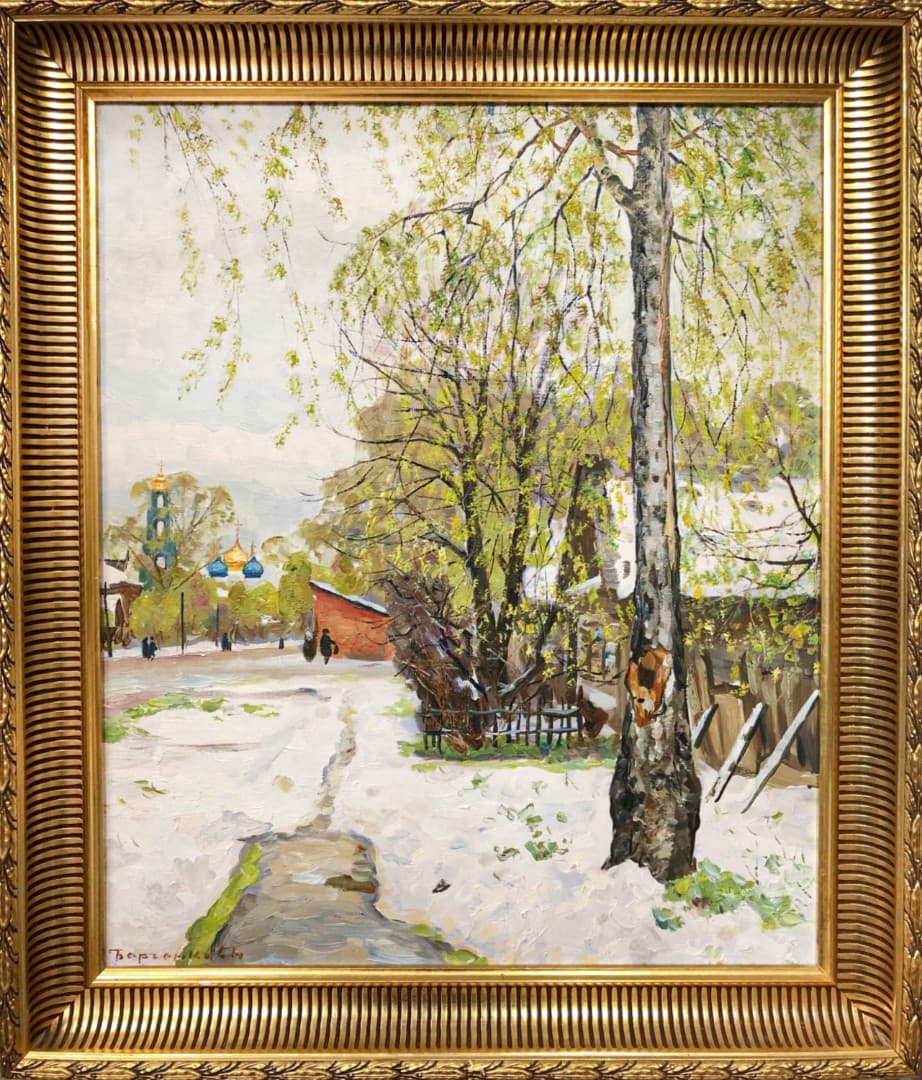 Загорск. Снег в мае