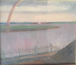 Пейзаж в Мологе. Радуга