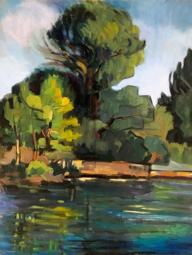 Пейзаж с рекой