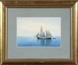 Пейзаж с парусником