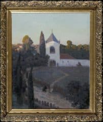 У монастыря. Закат.