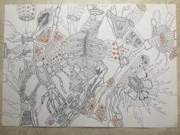 Футуристический рисунок