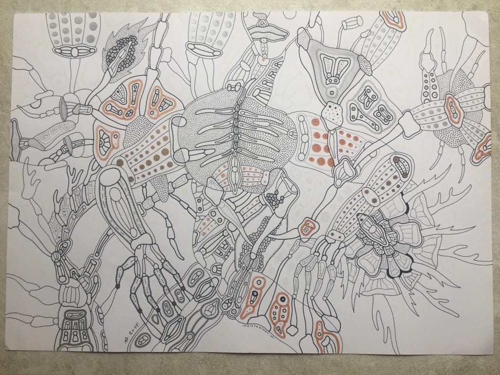 Футуристический рисунок