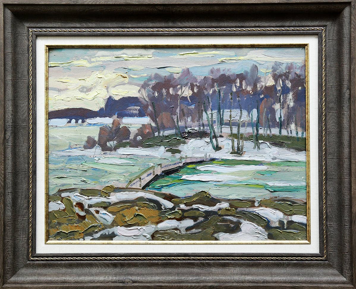 Март. Река Мста