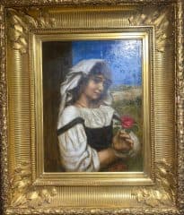 Портрет молодой итальянки